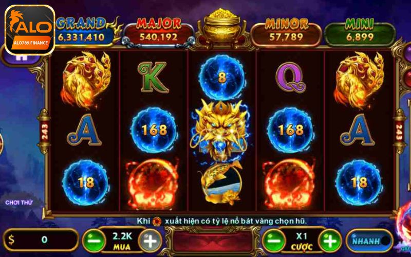 Slot game Kho báu tứ linh hấp dẫn, thú vị